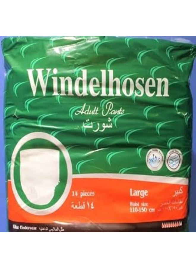 Windelhosen Diaper Shorts for Seniors Large Size 14pcs - Image 2